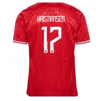 Maglie da calcio Danimarca Victor Kristiansen #17 Prima Maglia Europei 2024 Manica Corta